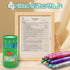 24 Colors Rainbow Sparkle Metallic Watercolor Gel Crayons, Glitter Twistable Crayons for Toddlers, Non-Toxic, Hands