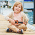 Toddmomy Kids Ukulele Toys - Plastic Ukulele Guitar Musical Instrument for Beginners, Light Brown
