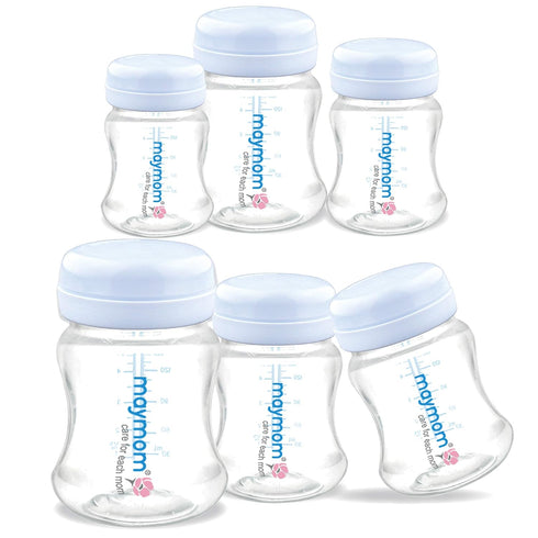 Maymom Wide-Mouth Milk Storage Collection Bottle, Travel Cap and Sealing Ring, Replaces Spectra S1 S2 Avent Bottles