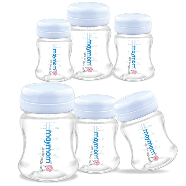 Maymom Wide-Mouth Milk Storage Collection Bottle, Travel Cap and Sealing Ring, Replaces Spectra S1 S2 Avent Bottles