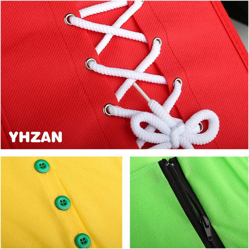 2-8 YHZAN Learn to Tie Your Shoes Dressing Board Montessori Mobile Sensory Board Travel Therapist Life Skills