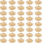 40 Pieces Mini Straw Hats, Tiny Cowboy Hats for Mini Dolls, 2 Inch Straw Hats for Crafts & Decorations