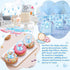74 24 50 Pieces Baby Shower Pacifiers Necklace Acrylic Plastic Pacifiers Baby Shower Game Mini Plastic Charm Bulk
