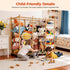 3 Sevenblue Toy Storage Organizer with Removable Bins, Kids Storage Toy Shelf Organizer for Stuffed Animal Holder