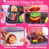 Playset 3-5 4-8 3 4 5 Kids BBQ Grill with Coooking Apron Hat Toddler Girl Pink Kitchen Toy Ages Pretend Smoke Sound