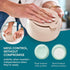 (Set 4) Pandaloo Porcelain Kids Bowls with Removable Silicone Sleeve & Lid Strong Suction Base, Microwave & Dishwasher