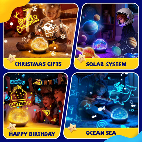 TOURACE Solar System Projector, Star Night Light for Kids, Planet Toys, Space Light, Universe Projectr, Space Lamp