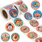 Zonon 500 Pieces Carnival Circus Party Stickers, Themed Animal Clown Labels for Birthday Envelope Seals and Goodie Bags