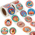Zonon 500 Pieces Carnival Circus Party Stickers, Themed Animal Clown Labels for Birthday Envelope Seals and Goodie Bags