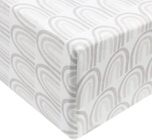 Copper Pearl Premium Knit Baby Crib Sheets for Standard Mattresses, Breathable and