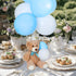 Jenaai 106 Pcs Bear Baby Shower Decoration, 6 Pcs Bears Stuffed Animal with 100 Pcs Balloons for Party Decor