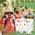 30 Pcs Nature Scavenger Hunt Cards - Find and Seek Camping Sheets for Woodland Themed Outdoor Family Game