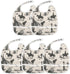 WELLDAY 5 Pack Baby Bibs for Boy and Girls Cotton Adjustable Newborn Bibs for Drooling & Teething, Wild West Cowboys