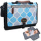 Portable Diaper Changing Pad, Thick Soft Cushion Pillow, Travel Baby Mat Diaper Clutch Bag with Detachable Wipes Pockets