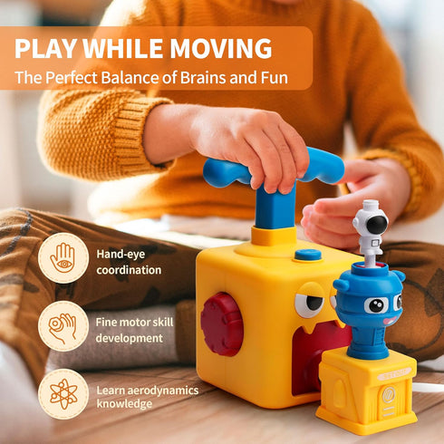 FUNWISH Set,Balloon 3+ Balloon Launcher Car Toy Powered Car for Kids Boys Girls and Classroom,Party Supplies Balloon