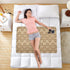 siphylline 52" 34" Brown Retro Lions Minimalist Extra Large Resuable Changing Pad Covers Waterproof Washable Potty