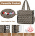 4Pcs Mommy IBFUN Diaper Bag Tote for Baby - Large Baby Bag with Waterproof Changing Pad Pacifier Case, Travel Hospital