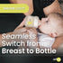 0 12+ (Pack 6) Avima Baby Anti Colic Nipples for Wide Neck Bottles, Silicone Breast Like Nipples - to Months of (Fast