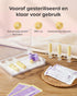 7ml/8pcs, Nuliie Colostrum Collector Kit Leakproof, Reusable Breast Milk Collector, Heat & Freezer Resistant, BPA-Free