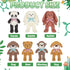 Civaner 7 Pcs Forest Stuffed Animals Bulk - 12.5 Inch Cute Plush Jungle Animal Plush Toys for Kids