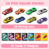 28-Count JOYIN Valentines Day Gifts Cards, Valentine's Greeting Cards for Kids with Die-Cast Racing Cars Valentine