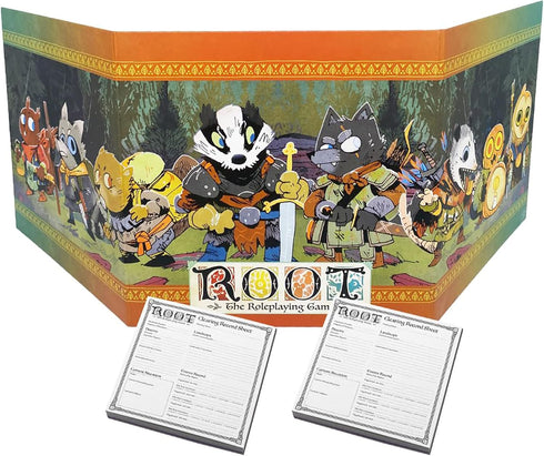 Gamemaster Accessory Pack - Root: The Roleplaying Game Expansion, Tri-Fold GM Screen and Campaign Notepads