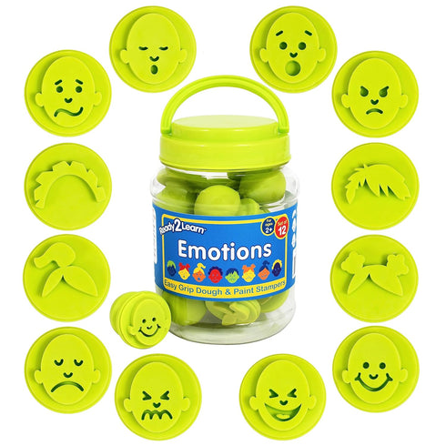 Ready 2 Learn Easy Grip Dough & Paint Stampers | Emotions |