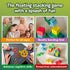 '-2-4 The Uzzle Topple Toads Fun & Competitive Stacking Game - Engaging Balance Board Game - Endless Laughter