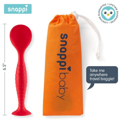 Snappi Baby Ergo Brush Diaper Cream Applicator, Cotton White, Size No Size