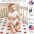 2-Piece Set Sweet Jojo Designs Baby Crib Sheets (Football Sports) for Boys, Infant Nursery, Toddler Room - Fitted