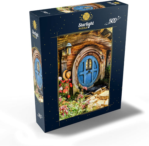 MyPuzzle 500 Piece Jigsaw Puzzle - Hobbit House in Hobbiton, New Zealand
