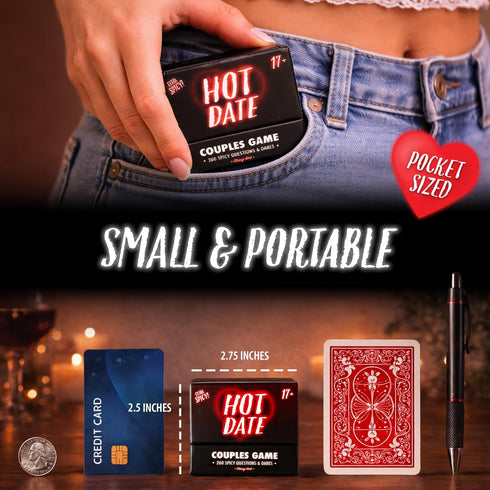 260 2 Classy Girl Hot Date Couples Game for Adults - Spicy, Fun Questions & Dares for Romantic Nights & Deep