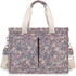 Charming Cherry Canvas Tote Bag - Stylish Multi-Pocket Shoulder Purse for Women