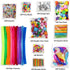 Set 1850Pcs Treasure Cove Arts and Crafts Supplies for Kids Craft Supplies Materials Kit DIY School Craft Kit Toddler