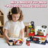 KiddoKraft Set 3-6 Kids Pizza Play Pretend Pizza Kitchen Toy with Cutting Food, Grill, Fryer, Cash Register