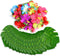60Pcs Tropical Party Decorations, Artificial Palm Leaves & Hibiscus Flowers for Hawaiian Luau, Jungle Beach Theme