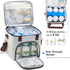 Pack 4 4oz-9oz Mam Breastmilk Cooler Bag with Ice for Bottles - See-through Breast Pump Bag for Baby Bottles