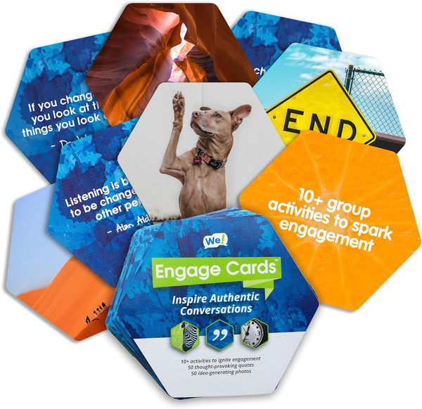 We! Engage Cards - Conversation Cards to Build Trust & Connection -
