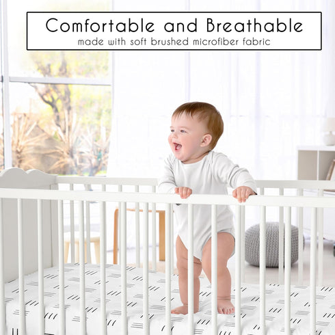 2-Piece Set Sweet Jojo Designs Baby Crib Sheets (Puppy Dogs) for Boys or Girls, Infant Nursery, Toddler Room - Standard