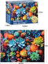 Puzzle for Adults 500 Pieces-Succulents Jigsaw Puzzle Highlights The Multitude of Color in The World of Succulents-Thick, Sturdy Pieces Challenging Family Activity Great Gift Idea,20.5 x 15 in