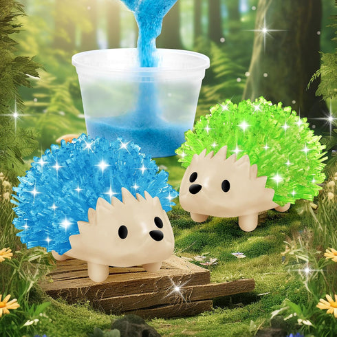 2 (24H),Science 8-12 6+ sdaymol Crystal Growing Kit for Kids - Colors Hedgehog to Grow Fast in Experiments Learning