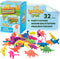 IPIDIPI TOYS Dinosaurs Water Growing Toys for Kids 32-Pack Expandable Dinosaur Toys,