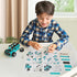 Jixin Xyzhi 3D 194-Piece Set 8-16 Buildable Metal Engineering Kit STEM for Ages Develops Logic Skills DIY Project Ideal