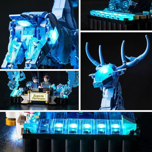 LED Lighting Compatible with Lego Expecto Patronum 76414, Light Kit for Model (Not Included)