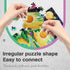 MISITU Small Jigsaw Puzzles for Adults, 150 Pieces Mini Puzzles, Astronauts Art Puzzles, Travel Puzzles, 4 Packs