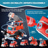 3 4 5 6 5-in-1 3-8, Set, Baobrava Year Old Boy Birthday Gift, Take Apart Fire Truck Toys, Transformers Robot Toys