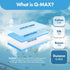 GML 0.4 27.5x47 Bunny Cooling Crib Mattress Pad Waterproof, Breathable Baby Mattress Protector for Toddler Bed