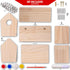6-8 5-12 Hapinest Wooden Bird Houses to Paint and Build, Birdhouse Kit for Kids, Wood Painting Building Projects Fun