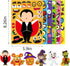 42 Sheets Halloween Party Games Stickers for Kids, Make Your Own Stickers, Pumpkin, Mummie, Zombie, Witch, Monster