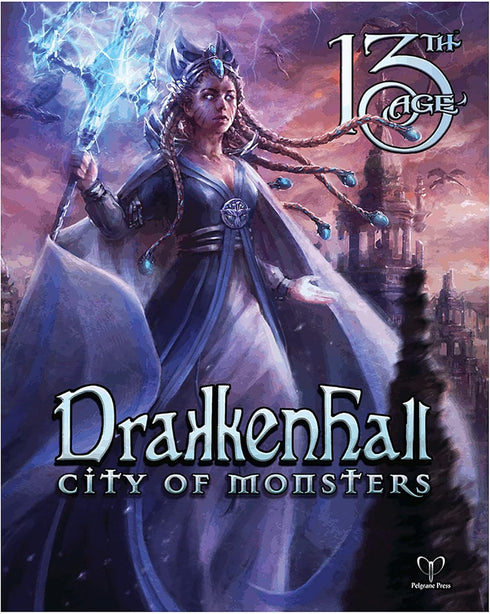 Drakkenhall: City of Monsters - Paperback Role Playing Game Book Black & White